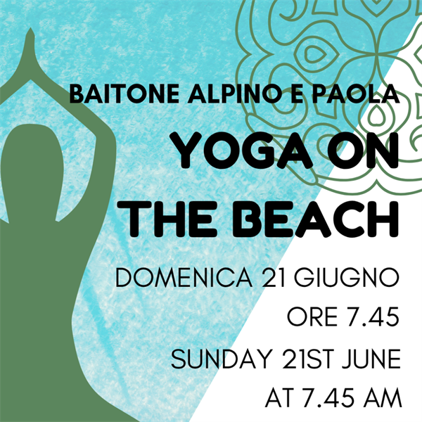 Yoga on the beach